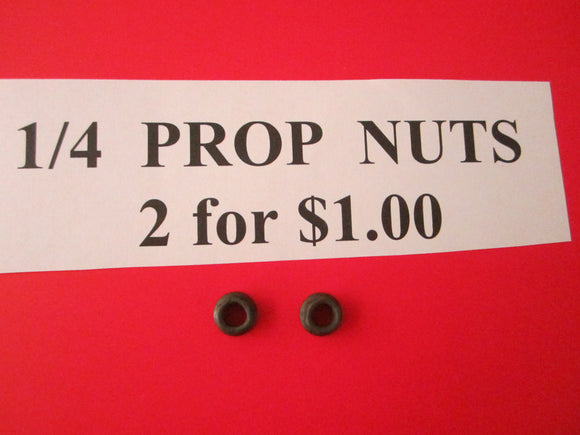 1/4 Prop Nuts (2)